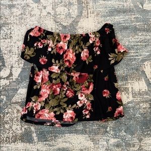 Floral Off The Shoulder Top